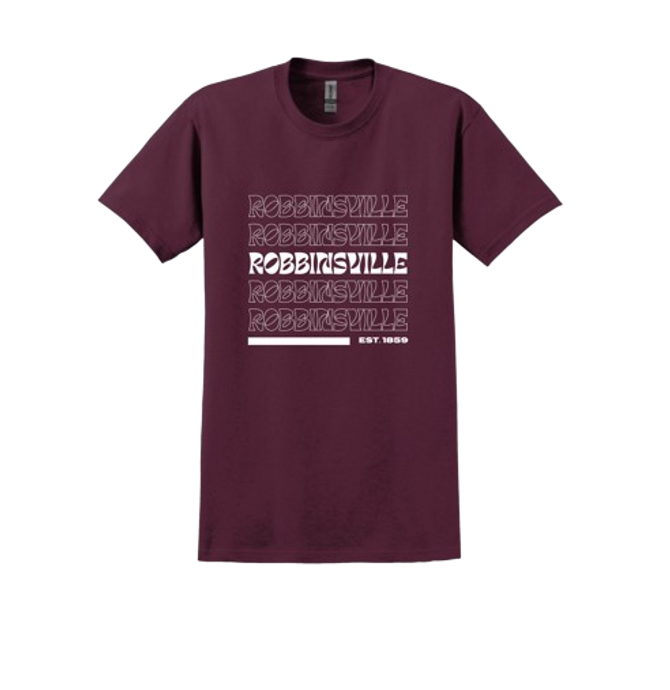 Robbinsville Township Core Cotton Short Sleeve Tee -Adult