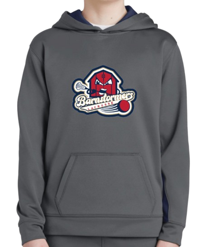 Barnstormers - ST- Hooded Colorblock Performance Pullover