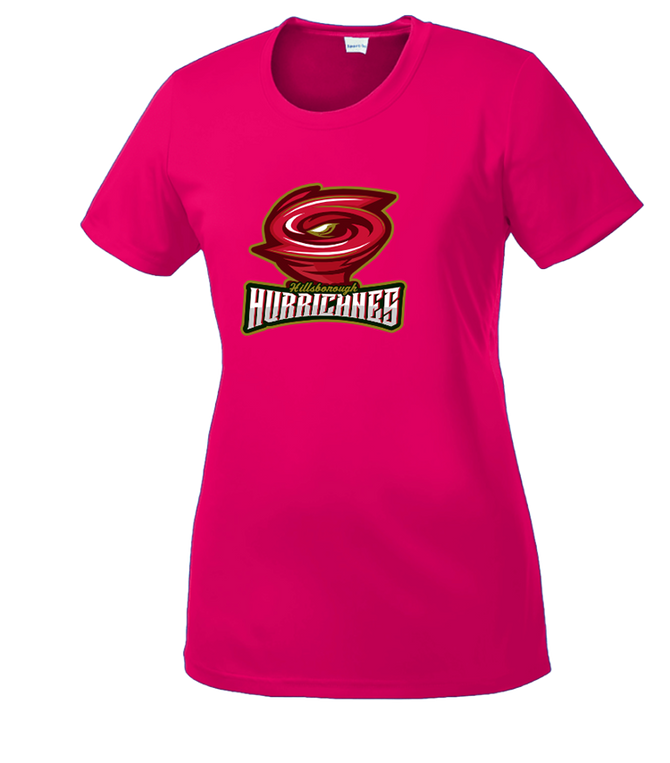 Hurricanes Softball - Ladies Performance Short Sleeve Tee Shirt