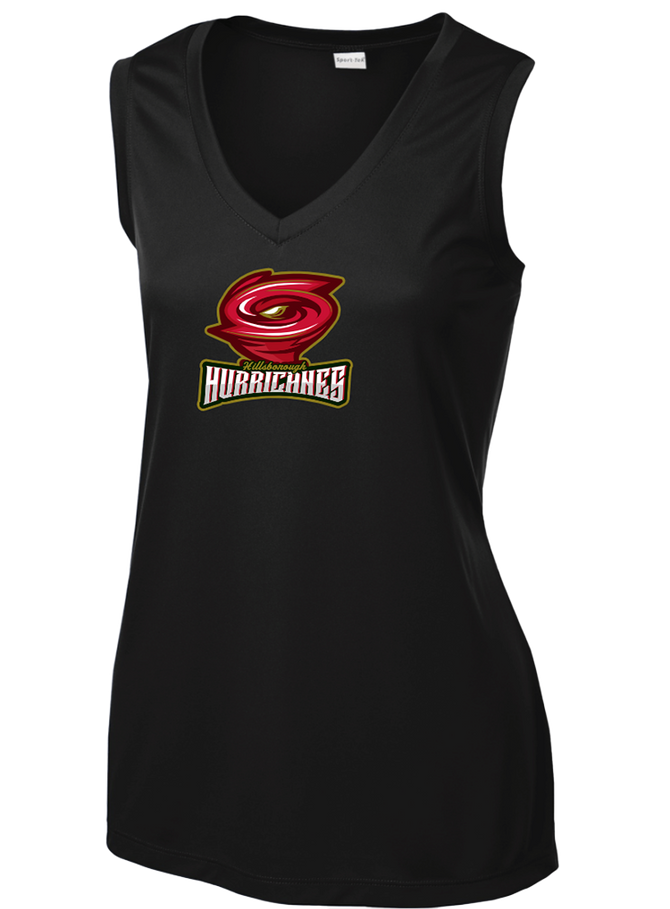 Hurricanes - Sleeveless Performance Tee -Ladies