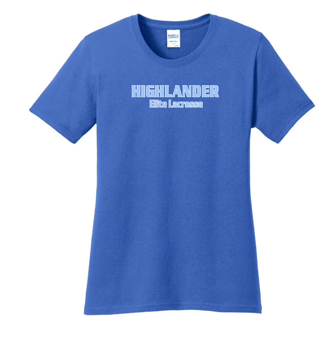 Highlander Elite Lacrosse Ladies Core Cotton Tee