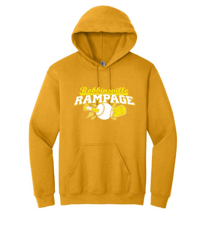 Rampage Softball- Heavy Blend™ Hooded Sweatshirt - Adult / Youth