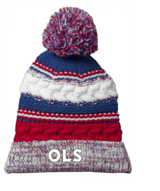 OLS - Pom Pom Knit Hat