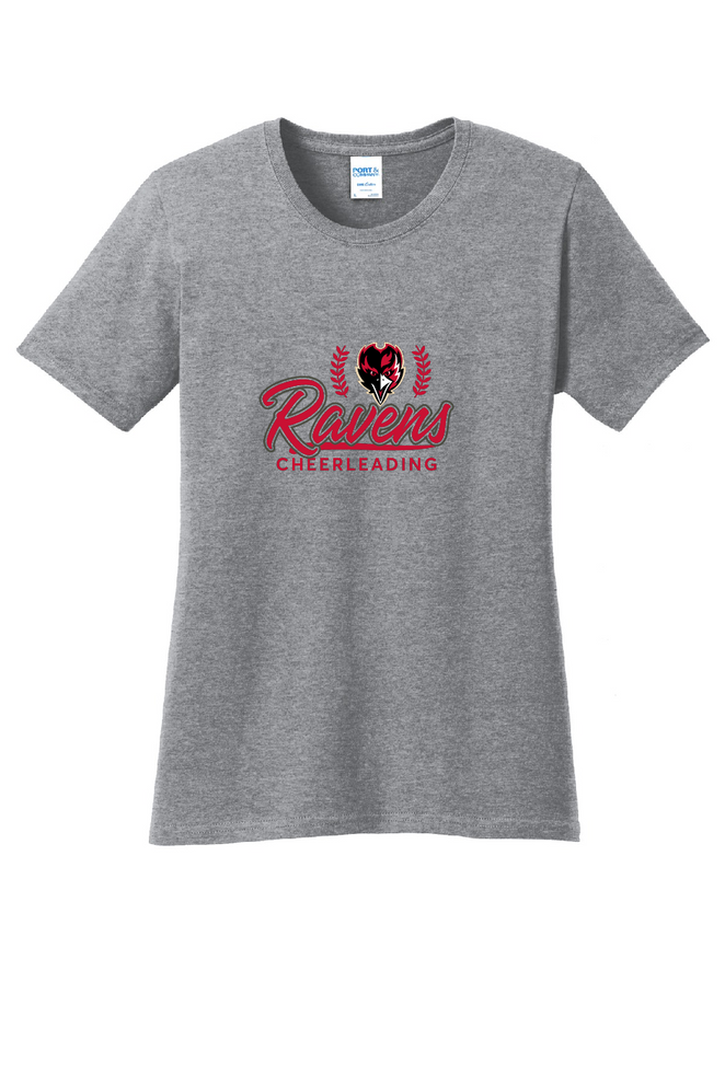 RFA - Ravens Cheer Core Cotton Ladies Short Sleeve Tee