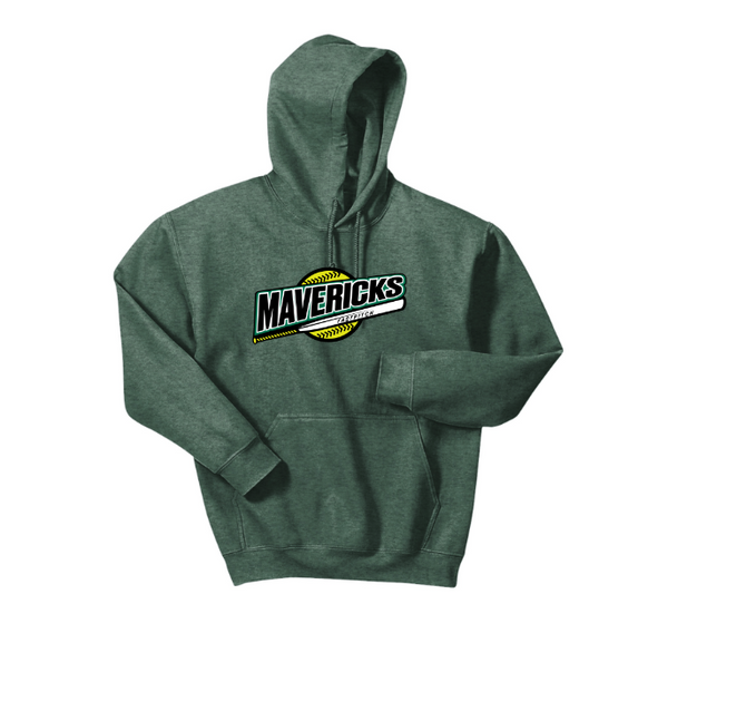 Mavericks - Gildan Heavy Blend Heather Hooded Sweatshirt - Adult Only Mavericks - Gildan Heavy Blend Heather Hooded Sweatshirt - Adult Only