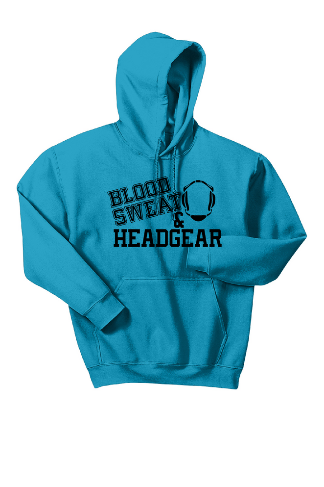 Blood Sweat and Headgear Adult Heavy Hoodie