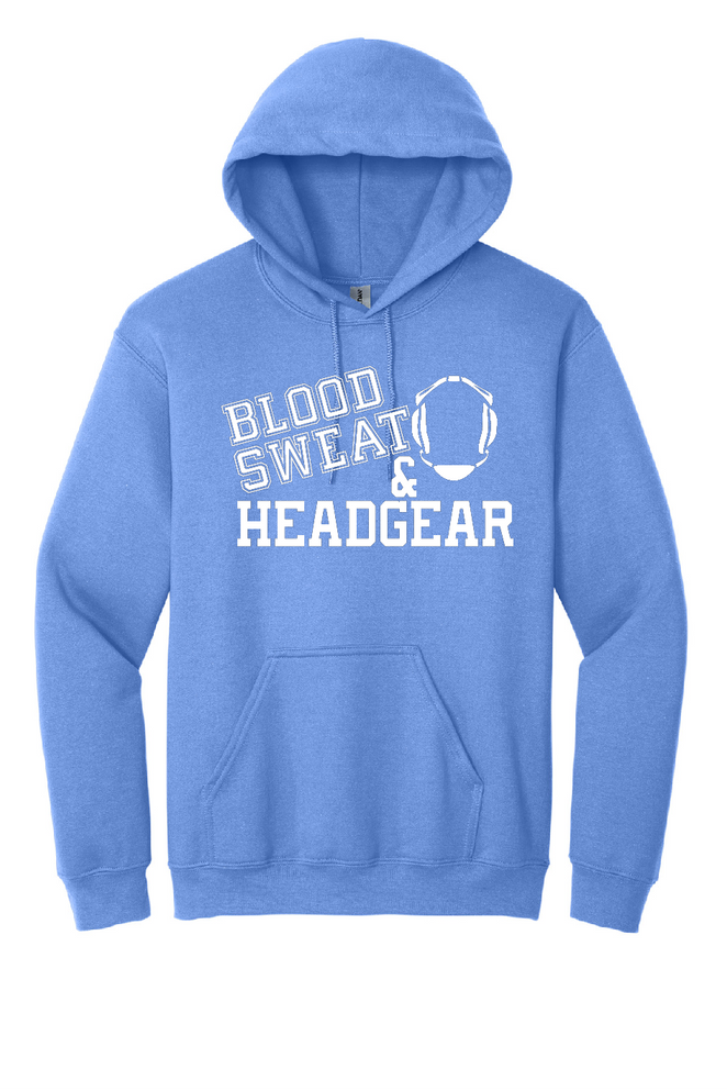 Blood Sweat and Headgear Adult Heavy Hoodie