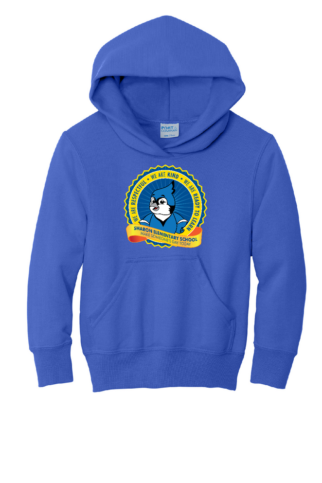 Sharon School Hoodie-School Logo