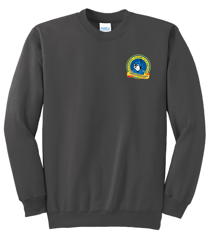 Sharon School Left Chest Logo Crewneck