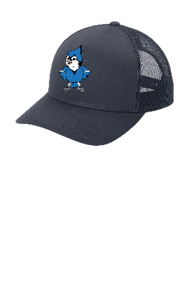 Sharon School Retro Trucker Cap- Pressed Logo
