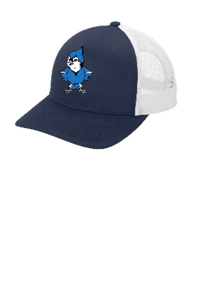 Sharon School Retro Trucker Cap- Pressed Logo
