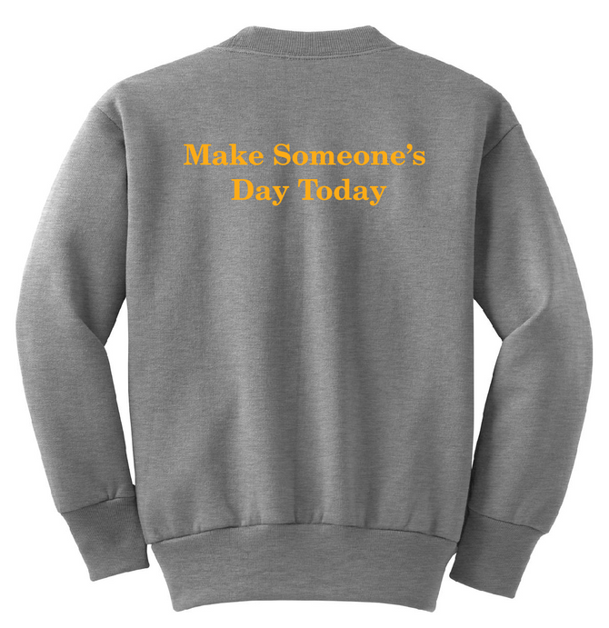 Sharon School Make Someone's Day Crewneck