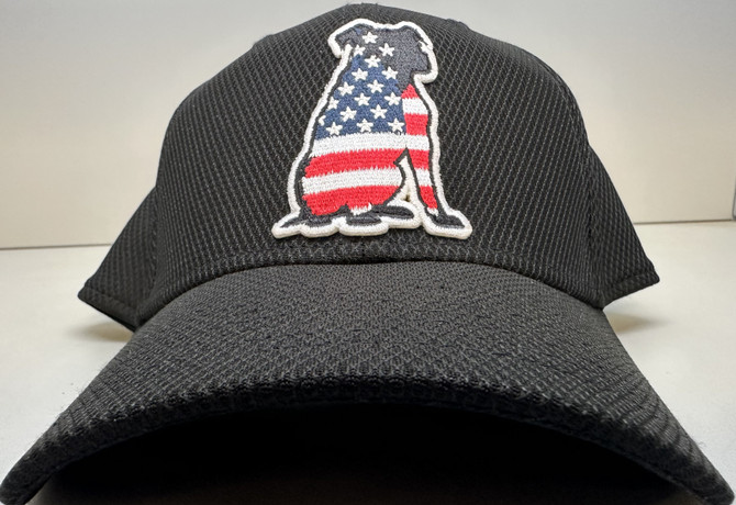 817 Pittie American Flag Patch