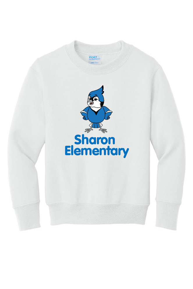 Sharon School Birdie with Bubble Letters