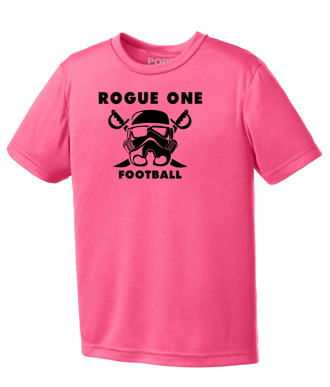 Rogue One Football Performance Short Sleeve-1 Color Logo Rogue One Football Performance Short Sleeve-1 Color Logo