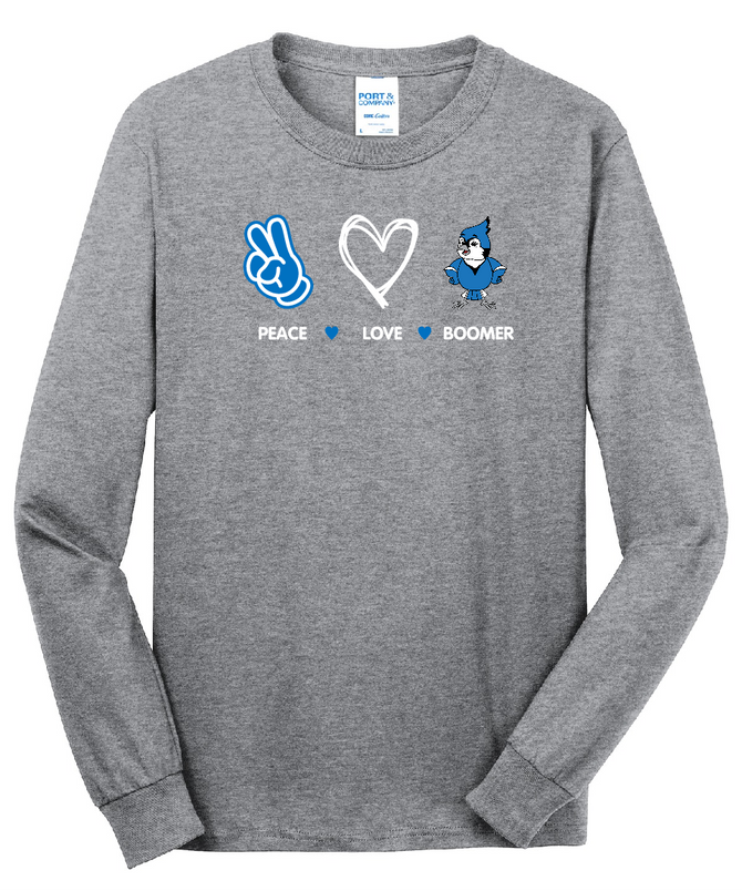 Sharon School Peace Love Boomer