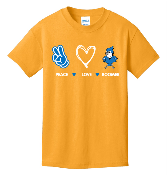 Sharon School Peace Love Boomer