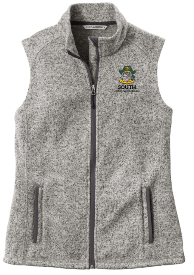 WPP Sweater Fleece Vest- South Logo