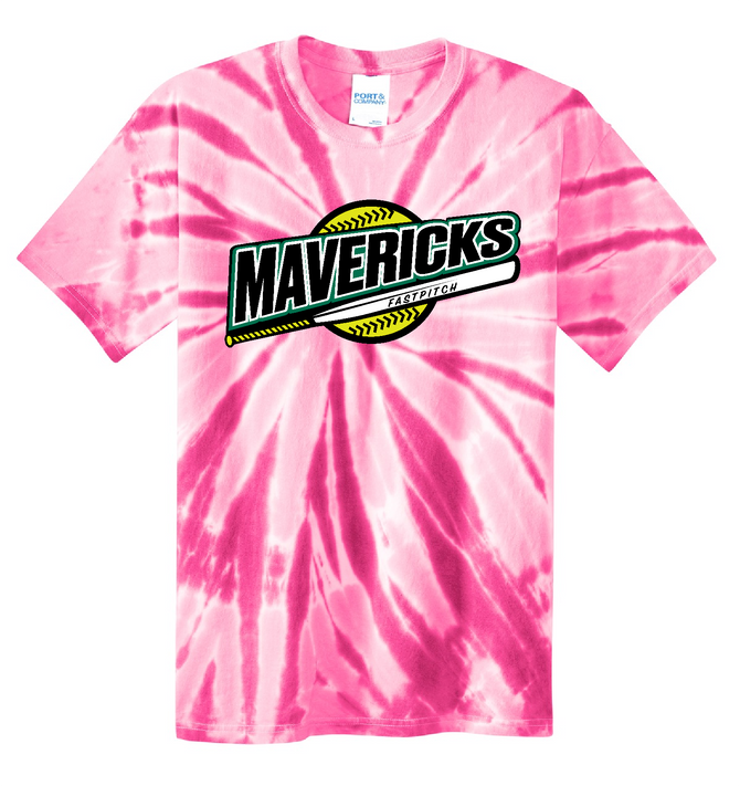 Mavericks-Tie Dye Short Sleeve Tee