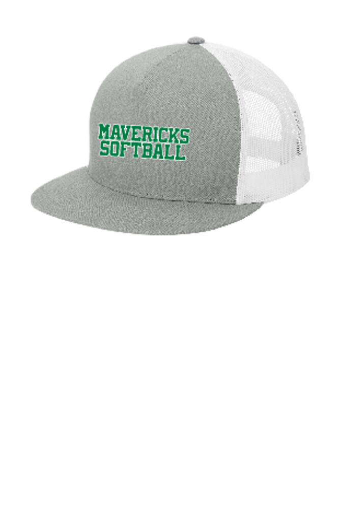 Mavericks  -  Text Logo - Trucker Mesh Back Cap