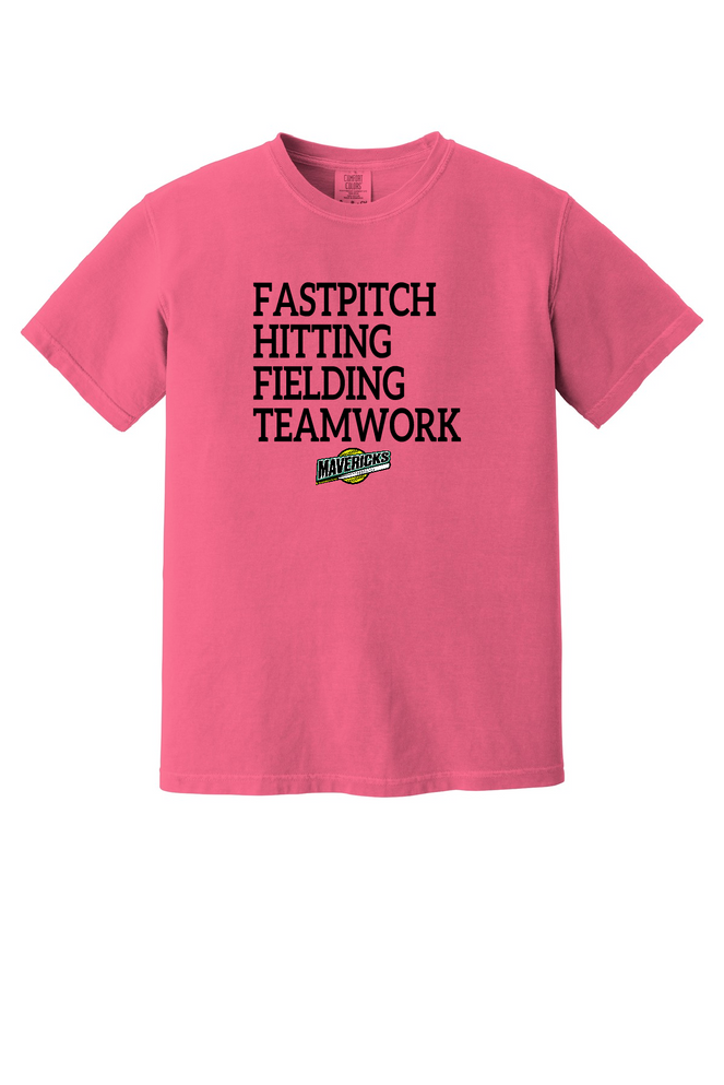 Mavericks - Words Logo - Comfort Colors Tee