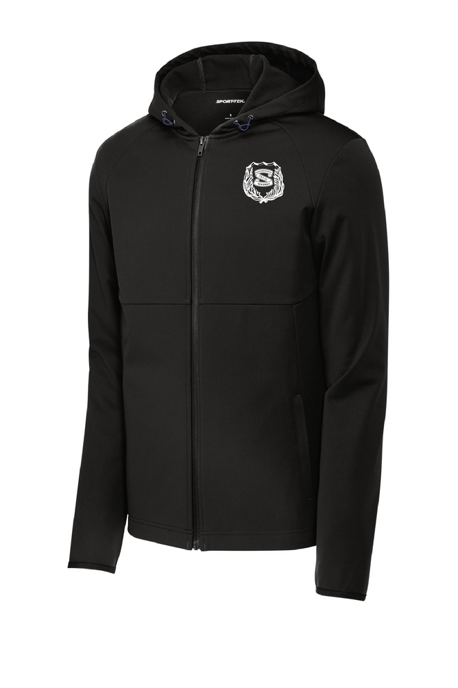 SBP Hooded Softshell Jacket-Embroidered Logo