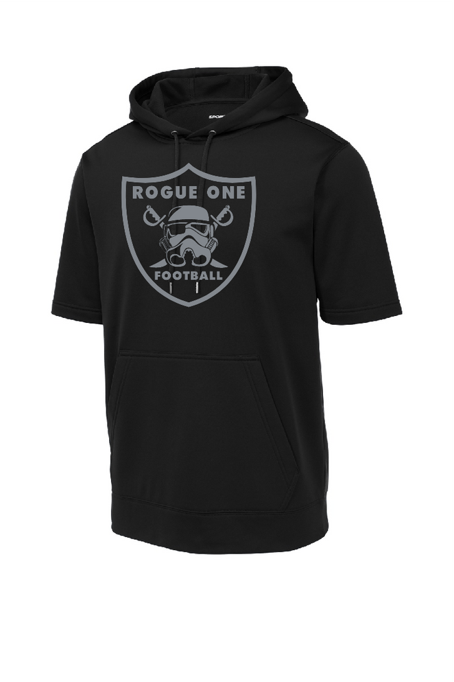Rogue One Football Performance Short Sleeve Hoodie