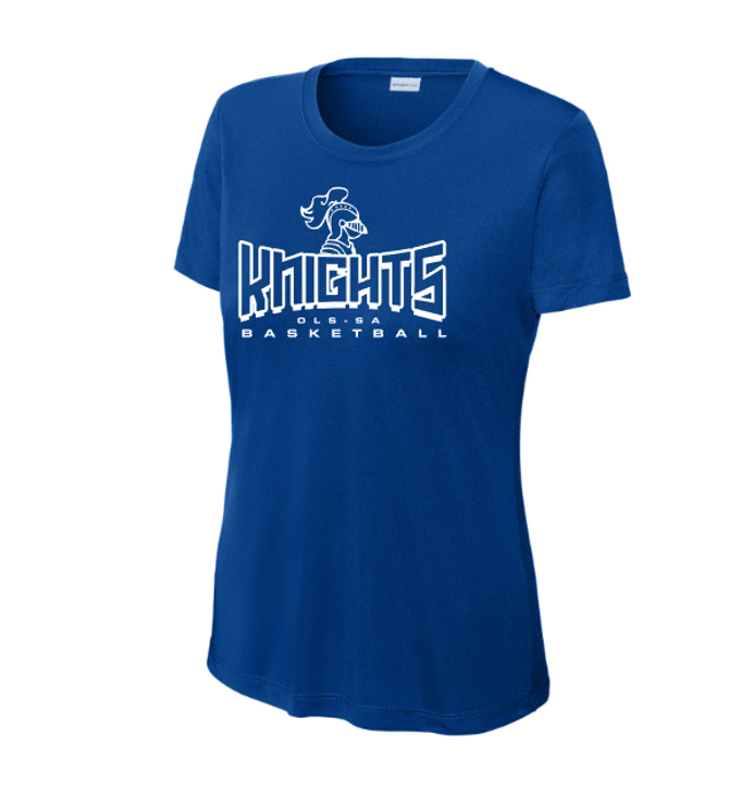 OLS-SA - CYO Basketball Performance Short Sleeve Tee Shirt - Adult & Youth Sizing