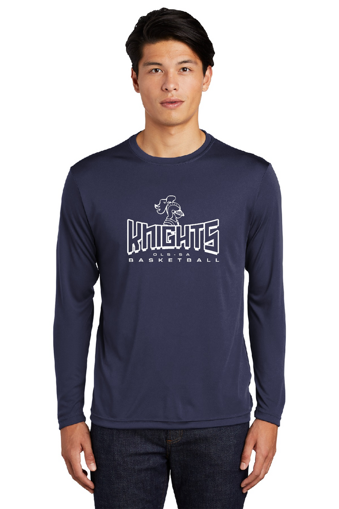 OLS-SA - CYO Basketball Performance Long Sleeve Tee Shirt - Adult & Youth Sizing