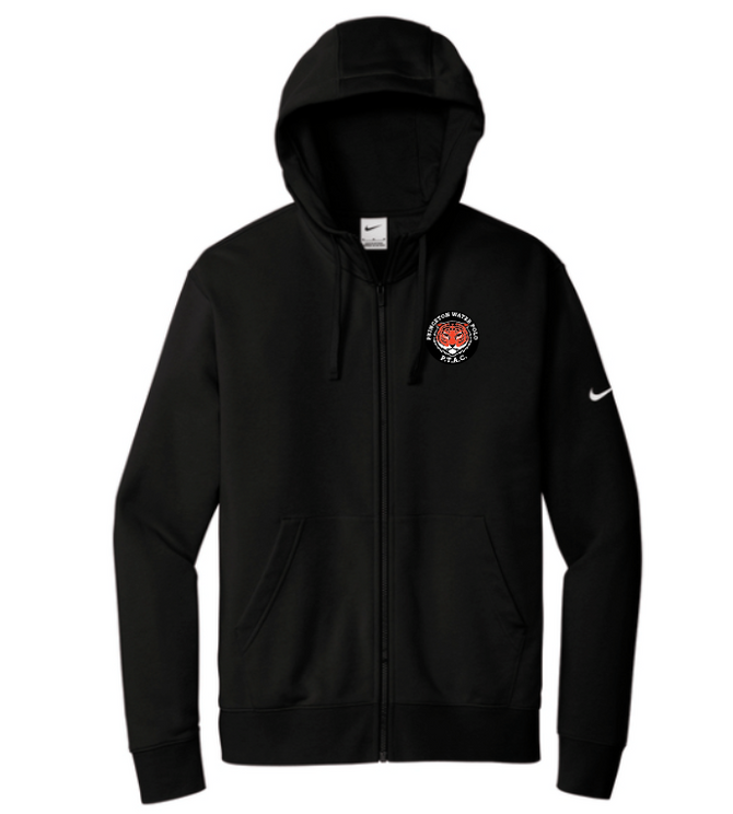 Princeton Water Polo-Nike Club Full Zip Fleece Hoodie-Embroidered Logo Princeton Water Polo-Nike Club Full Zip Fleece Hoodie-Embroidered Logo