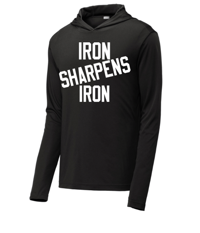Iron Sharpens Iron Performance Long Sleeve Hoodie