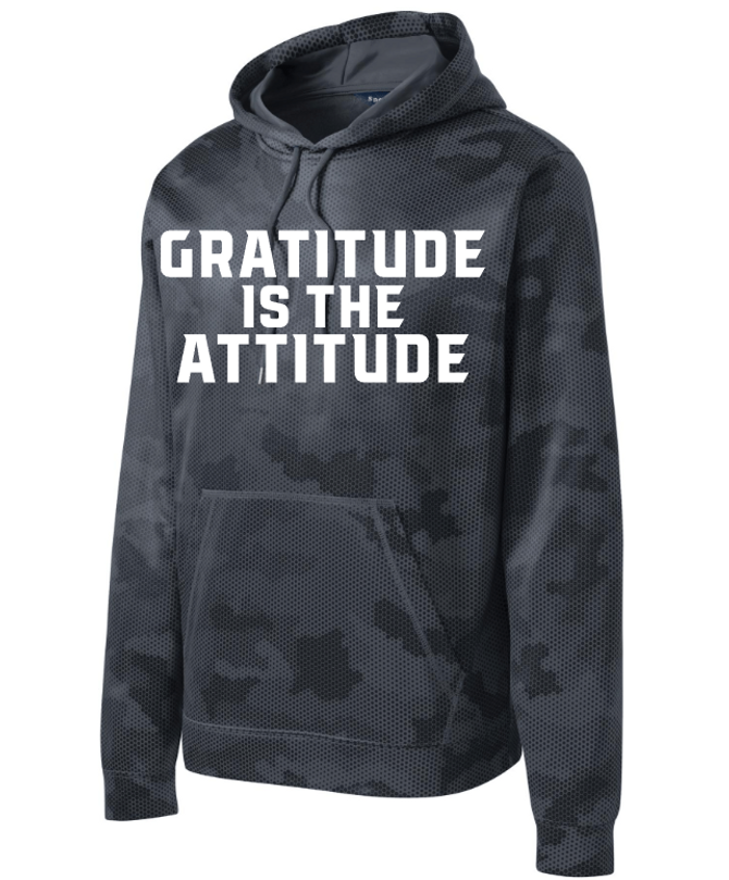 Gratitude is Attitude Camohex Hoodie