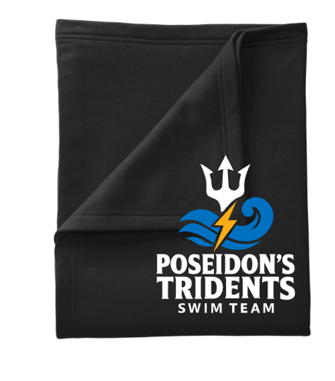 Poseidon's Tridents Fleece Sweatshirt Blanket