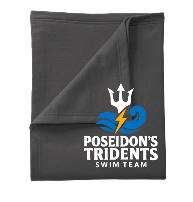 Poseidon's Tridents Fleece Sweatshirt Blanket