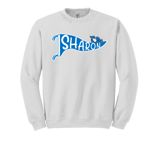 Sharon School Boomer Pennant Logo