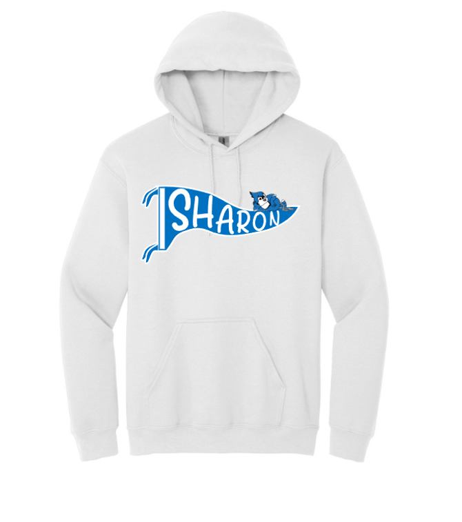 Sharon School Boomer Pennant Logo