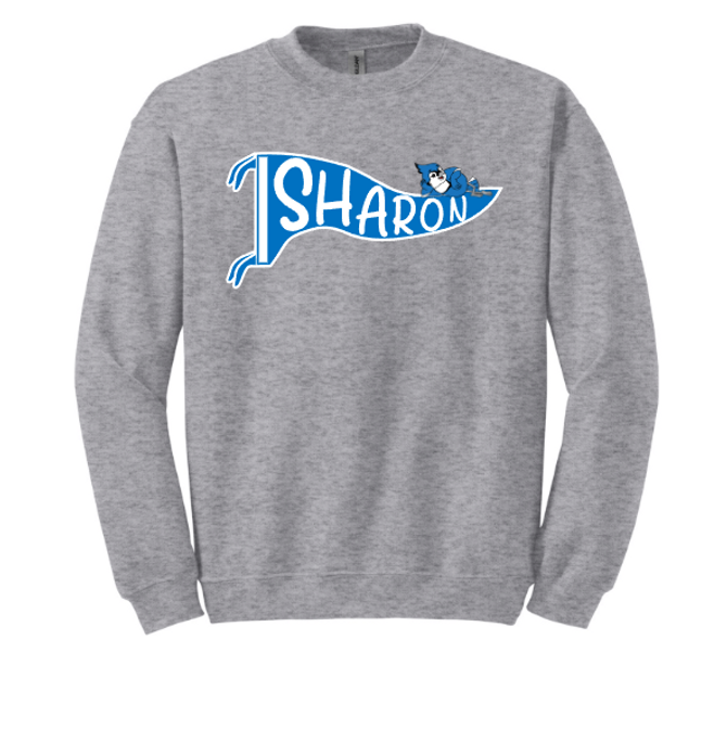 Sharon School Boomer Pennant Logo