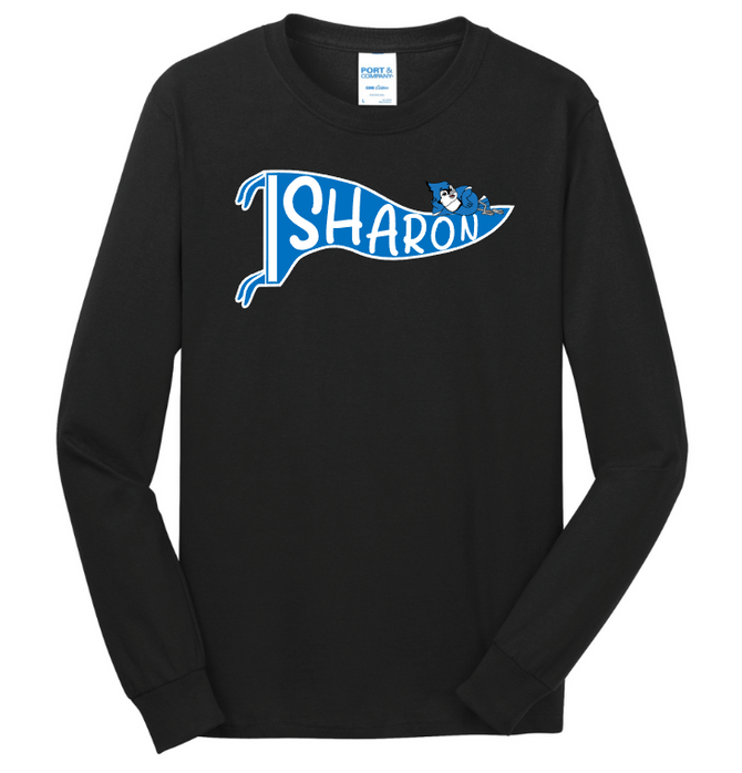 Sharon School Boomer Pennant Logo