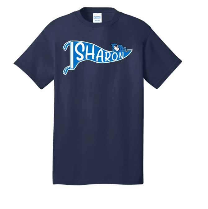 Sharon School Boomer Pennant Logo