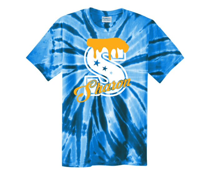Sharon School Drip Logo Tie Dye