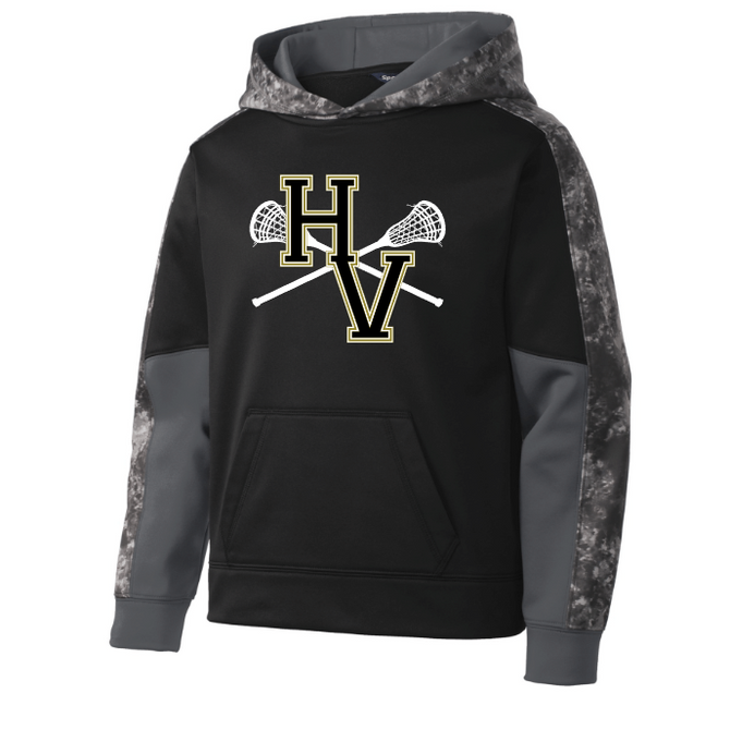 Hopewell Valley Lacrosse Youth Mineral Freeze Colorblock Hoodie