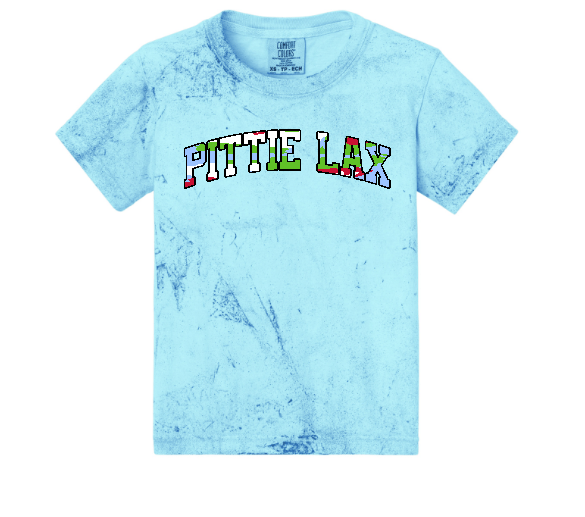 817 Pittie Lax Heavyweight Color Blast Tee