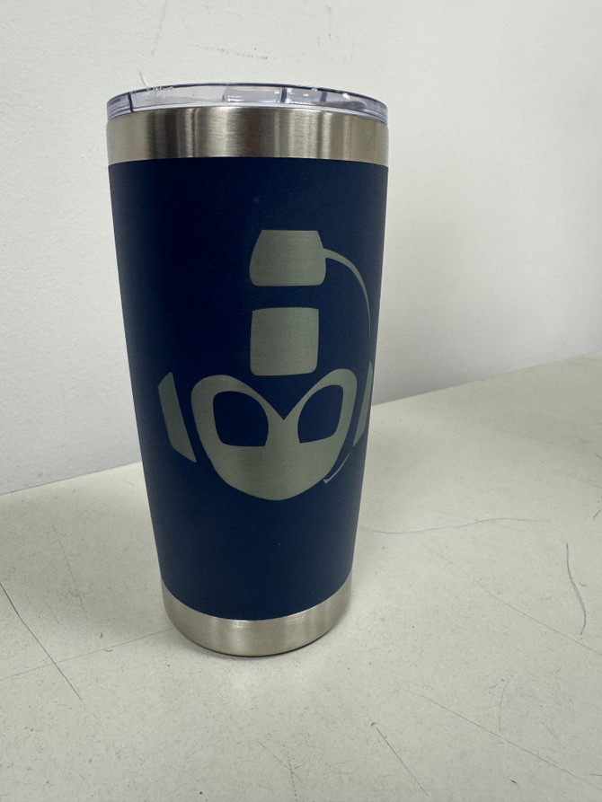 Megamen Lacrosse 20oz Travel Mug-Engraved