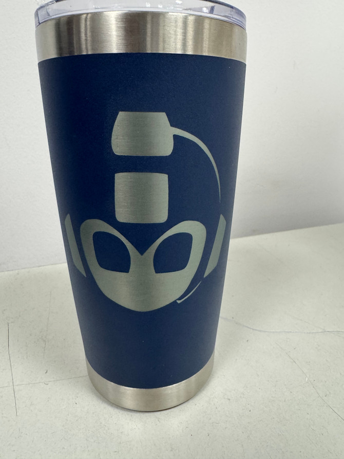 Megamen Lacrosse 20oz Travel Mug-Engraved