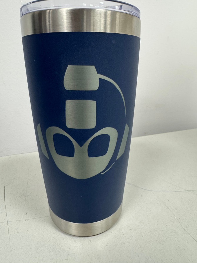 Megamen Lacrosse 20oz Travel Mug-Engraved