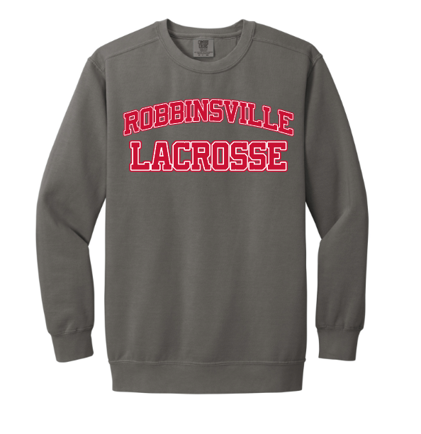 RHS Lacrosse Comfort Colors Crewneck with Retro Logo