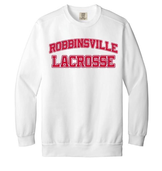 RHS Lacrosse Comfort Colors Crewneck with Retro Logo