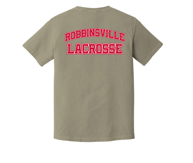 RHS Lacrosse Comfort Colors Tee with Back Print