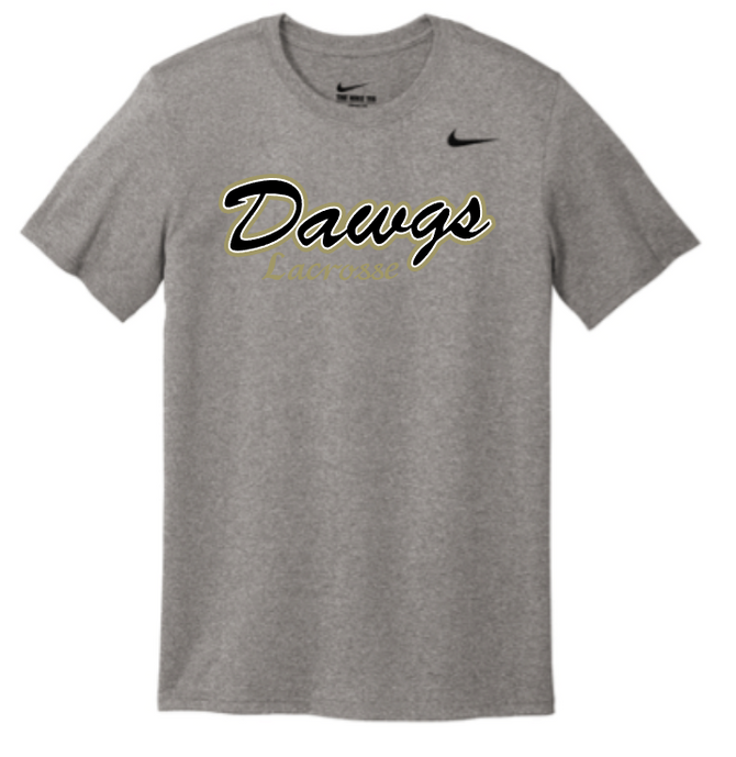 Hopewell Valley HS Lax Nike SS Tee-Two Logos