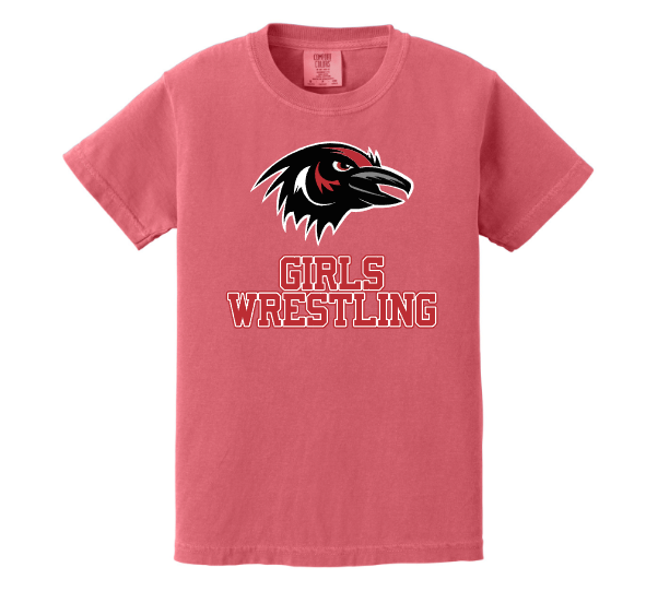 RWA Wrestling Comfort Colors Tee with Girls Wrestling Logo